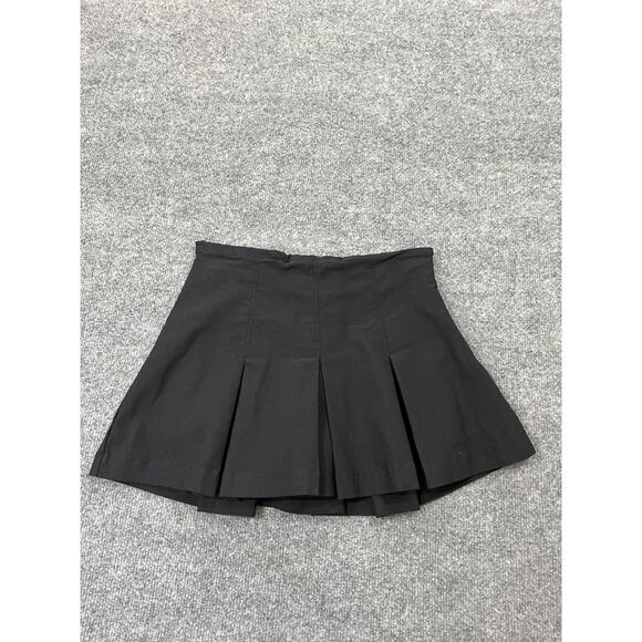 90s Grunge Streetwear Plaid Mini Gothic Eyelet Strap Pleated Y2k Techwear A-line Skirt main image 0